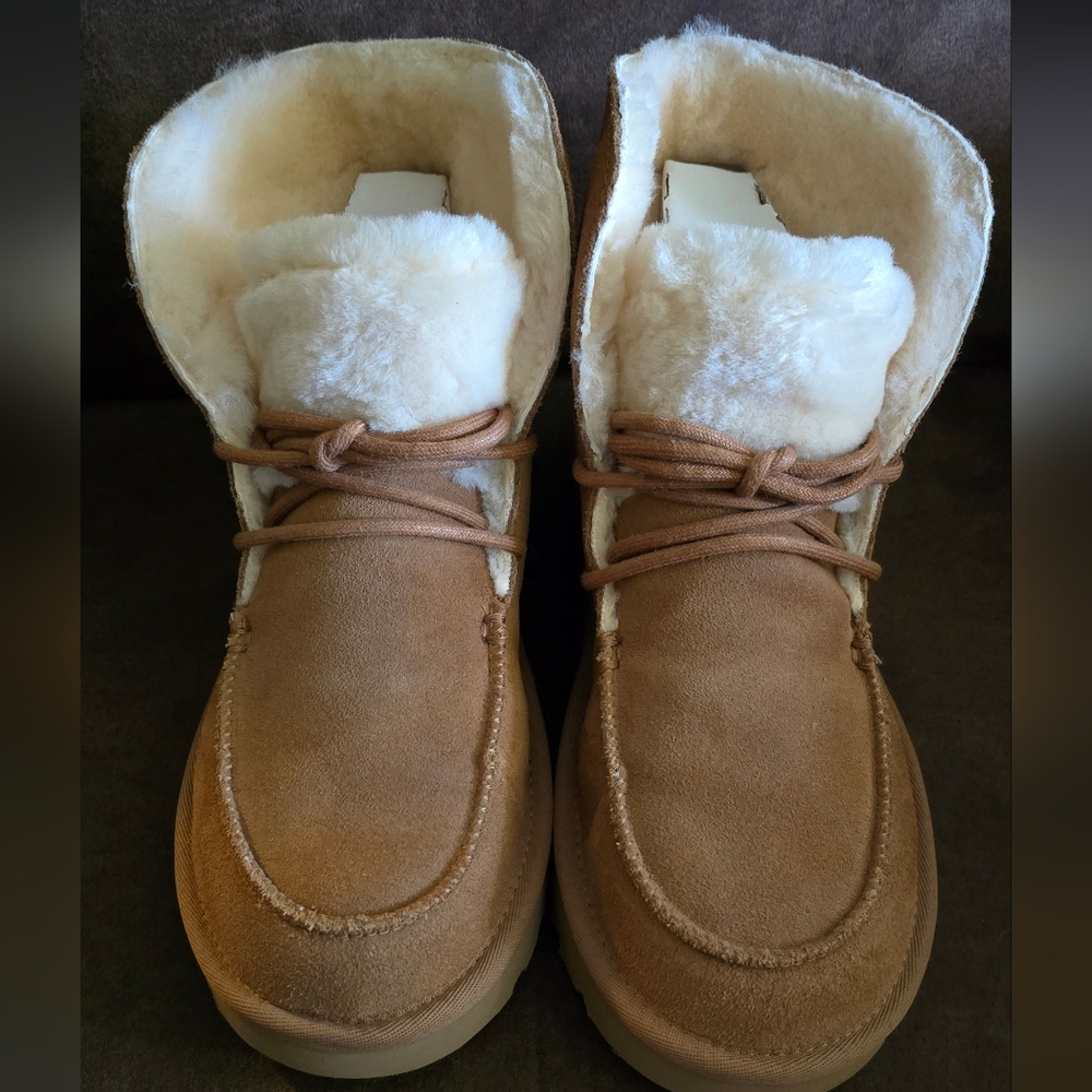 Cozy Tan Shearling Boots